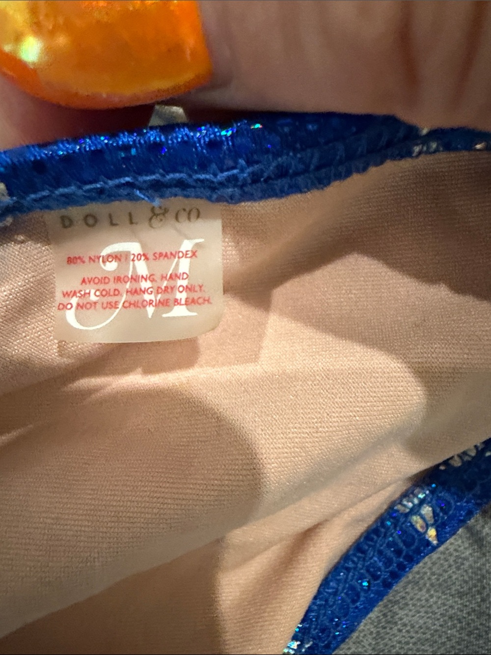 Blue Star-Print Tie-Side Bikini Bottom - Picture 3 of 3